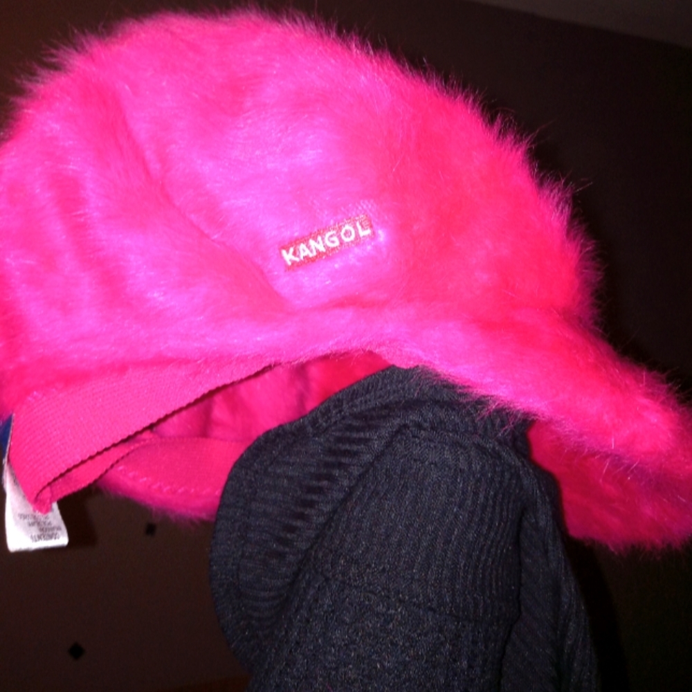 Vintage Kangol Furgora Cap Hat Pink